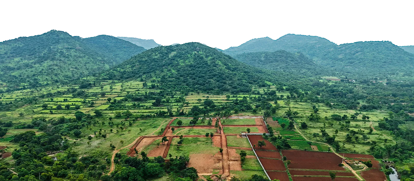 Raaga, a wellness themed farmland community in green hills